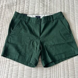 J. Crew Green Bermuda Shorts Casual Comfort